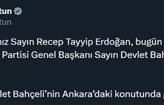Cumhurbaşkanı Erdoğan, MHP lideri Bahçeli’yi...