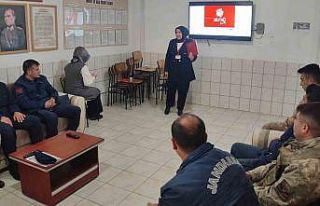 Demirözü jandarma personeline kadına yönelik şiddetle...