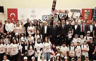 Denizli’de Uçan Kaykay projesi start aldı