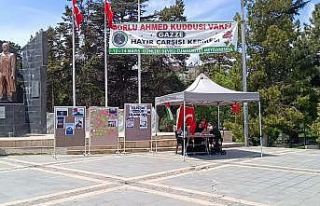 Develi’de Gazze için hayır panayırı düzenlendi