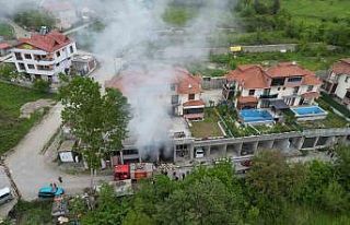 Devrek’te depo yangını