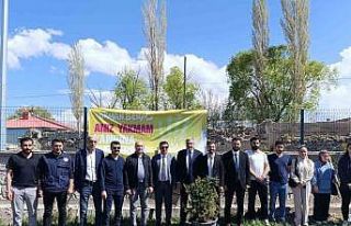 Diyadin’de "Orman Benim" kampanyası kapsamında...