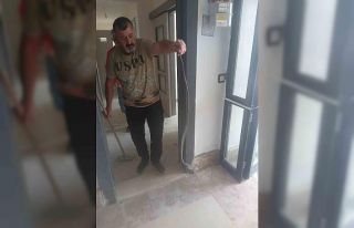 Dörtyol’da eve yılan girdi