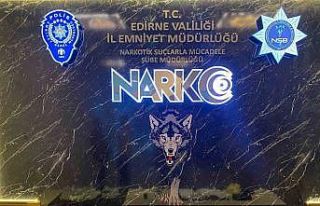 Edirne’de zehir tacirlerine darbe:1 kişi tutuklandı