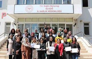 Elazığ’da Gebe Okulu eğitimleri sürüyor