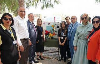 Erdemli’de 10 okulda bilim fuarı açıldı