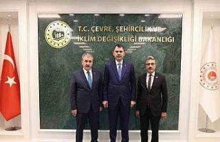 Erenler’in projeleri Bakan Kurum’a sunuldu