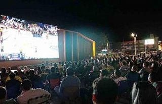 Erzincan’da Fenerbahçe’nin Euroleague final maçı...