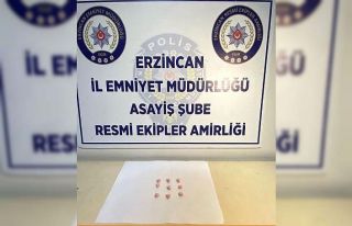 Erzincan’da uyuşturucu madde ele geçirildi