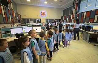 Es Çocuk Evi’nin minikleri 112’yi keşfetti