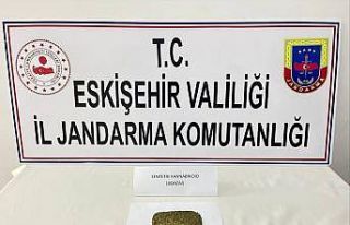 Eskişehir’de ilçeye uyuşturucu taşıyan 2 şüpheli...