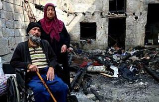 Evleri yangında küle dönen çift zor durumda kaldı