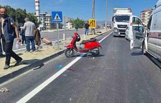 Feci kazada ağır yaralanan motosiklet sürücüsü...