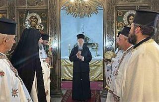 Fener Rum Patriği Bartholomeos, Gökçeada’da ayine...