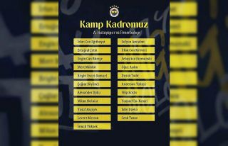 Fenerbahçe’nin Hatayspor maçı kamp kadrosu açıklandı