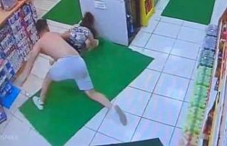 Fethiye’de akaryakıt istasyonundaki gasp anı kameralara...