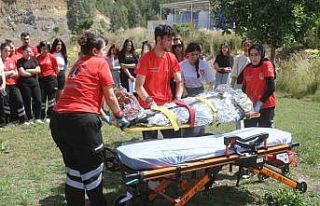 Fethiye’de gerçeğini aratmayan ’Acil Durum’...