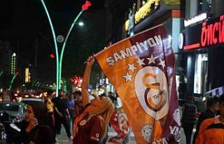 Galatasaray’ın şampiyonluğu Muş’ta coşkuyla...
