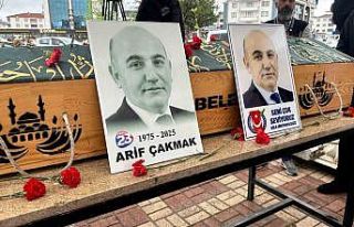 Gazeteci Arif Çakmak son yolculuğuna uğurlandı