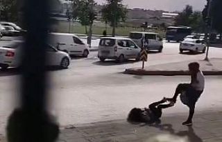 Gaziantep’te kadınların kavgası kamerada