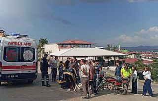 Gaziantep’te motoru deviren yaşlı adam yaralandı