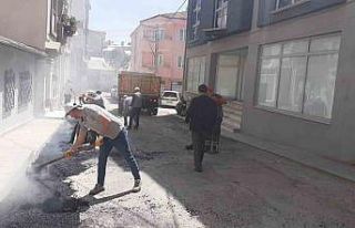 Gediz’de 9 mahallede asfalt çalışması gerçekleştirildi