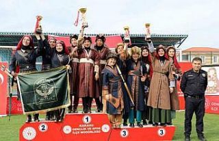 Geleneksel Türk Okçuluğu Şampiyonası’nda ödüller...