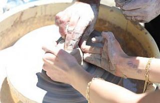 Gençler seramik sanatıyla tanıştı