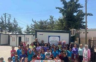 Gölbaşı MTAL öğrencilerinden deprem bölgesindeki...