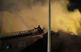 Gümüşhane’de müstakil evde çıkan yangın,...