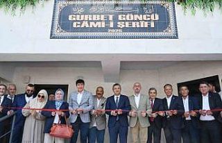 Gurbet Göncü Camii, dualarla hizmete açıldı