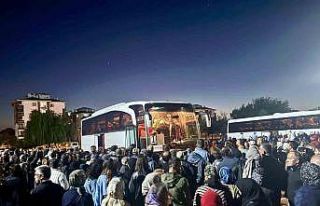 Hacı adayları kutsal topraklara uğurlandı