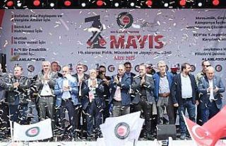 HAK-İŞ 1 Mayıs Emek ve Dayanışma Günü’nü...