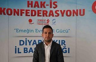 HAK-İŞ Konfederasyonu Diyarbakır İl Başkanı...