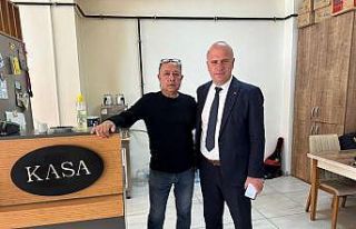 Hız kesmeden esnaf ziyaretleri devam ediyor