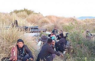 İHA tespit etti, göçmen kaçakçıları ve düzensiz...