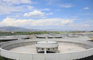 İleri Biyolojik Atık Su Arıtma Tesisinin inşaatında...