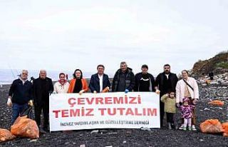 İncivez Derneği’nden sahil temizliği etkinliği