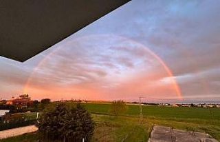 İstanbul’da gökkuşağı ve günbatımı mest...