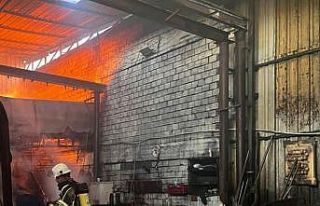 İzmir’de metal döküm atölyesinde yangın