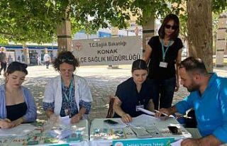 İzmir’de sağlıklı yaşam için boy ve kilo ölçümü...