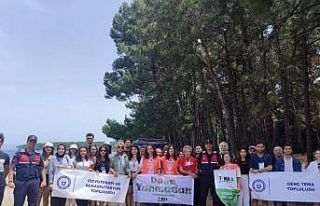 Jandarma 50 öğrenciyi bilgilendirdi