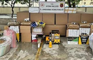 Jandarma ekipleri 685 bin makaron ele geçirildi