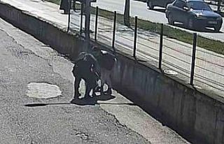 Jandarma personelinin ’heimlich’ manevrası, küçük...