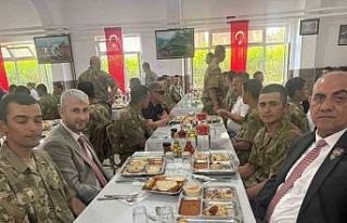 Kahramanlık ve vefa aynı sofrada birleşti