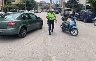 Karaman’da otomobille çarpışan motosikletli yaralandı