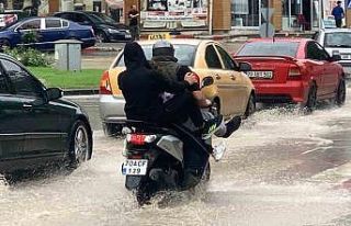 Karaman’da sağanak yağış etkili oldu