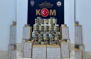 Kars’ta 130 bin boş makaron ele geçirildi