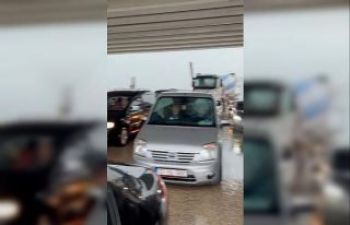 Kastamonu’da dolu etkili oldu, sürücüler köprü...