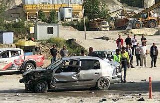 Kastamonu’da iki otomobil çarpıştı: 2 yaralı